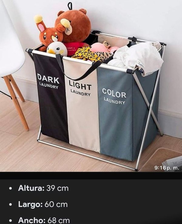 Cesta de lavandería de alta calidad - Oportunidad - imagen 1