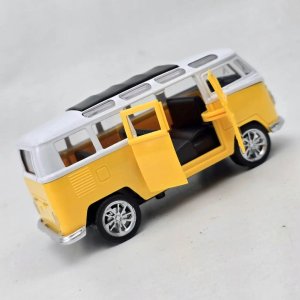 Réplica de Kombi Volkswagen Amarilla y Blanca - imagen 4
