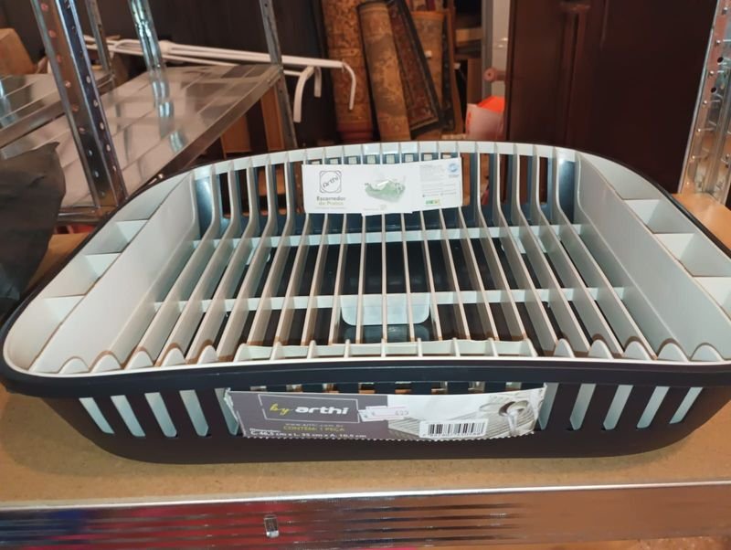 Escurridor de 18 platos en excelente condición - imagen 4