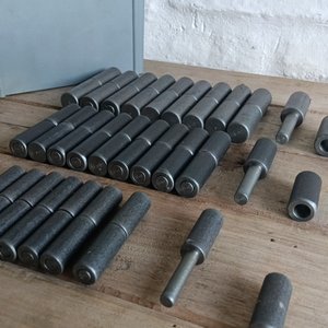 18 Visagras de Barril Metálicas (8, 9 y 10 cm) - imagen 7
