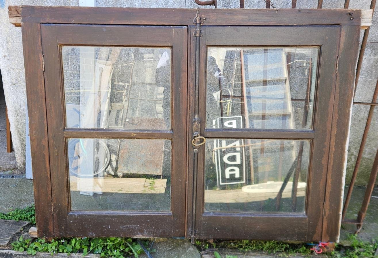 Ventana de madera de 2 hojas