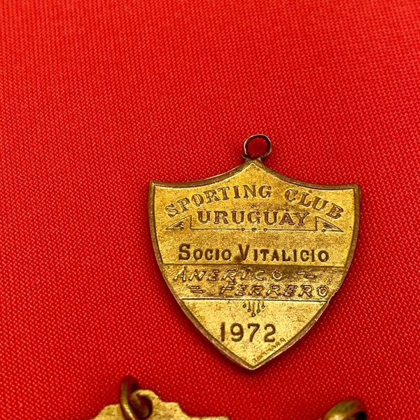 Medallas antiguas deportivas con detalles en esmalte - imagen 4