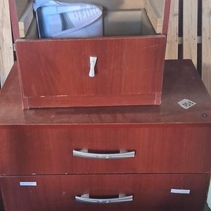 Cajonera de Madera con Mesa de Luz - imagen 3
