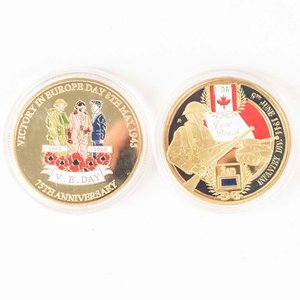 2 Medallas Conmemorativas: Día de la Victoria en Europa y Día de la Victoria sobre Japón - imagen 2