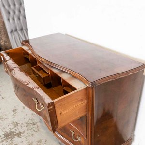 Cómoda Secretaire Francesa Antigua con Tres Cajones - imagen 3