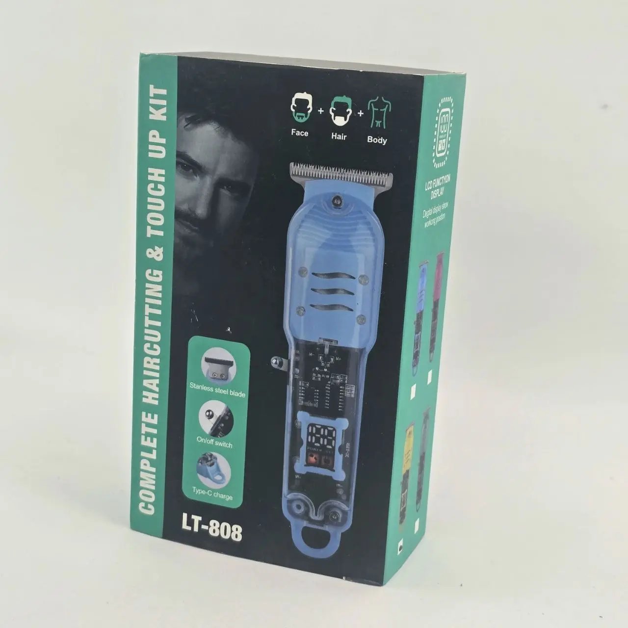 Cortapelo Recargable USB C LT-808 Completo