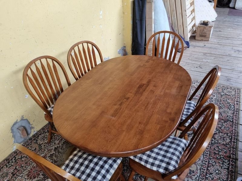 Juego de Comedor Completo con Sillas y Mesa Oval - imagen 2