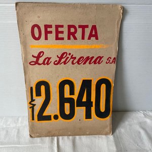 Lote anterior: Cartel "Oferta La Sirena" y Dibujo "Ancarina" de Colección