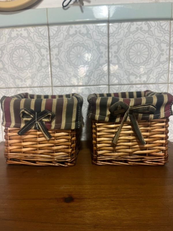Canastas de mimbre y tela: Accesorios para el hogar - imagen 2