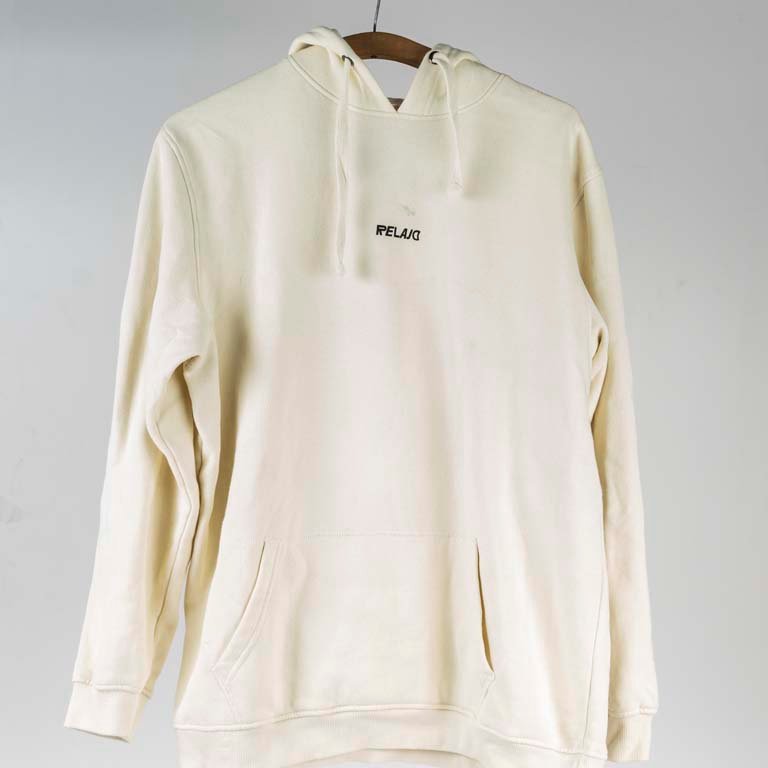 Buzo Deportivo con Capucha Relajo Talle 3 Color Crudo