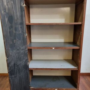 Ropero de Madera con Mueble Aéreo Superior - Para Restaurar - imagen 9