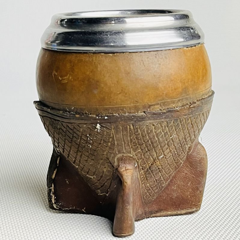 Termo y taza de metal para viaje - imagen 2