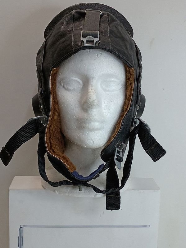 Casco de Piloto Soviético Invierno Años 80s - Talle 56