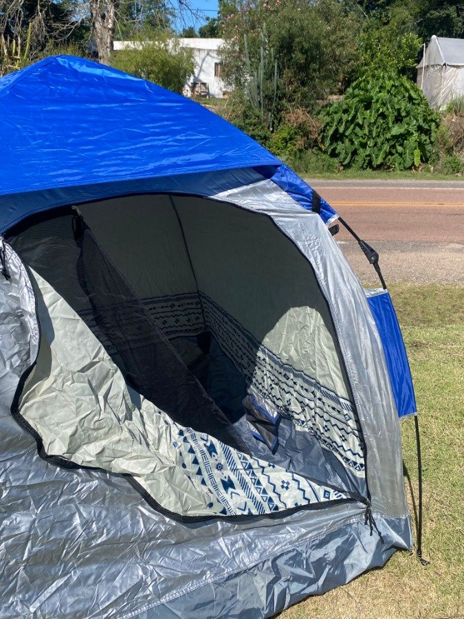 Carpa de Camping con Doble Puerta y Moquitero - imagen 3