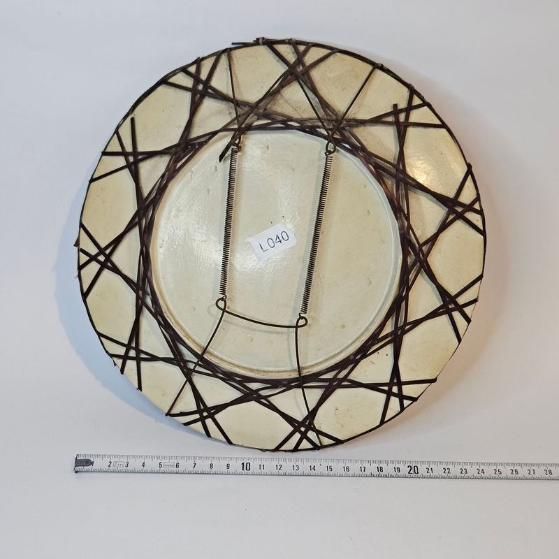 Plato decorativo japonés con diseño de dragón - imagen 3