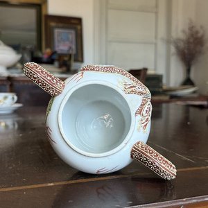 Juego de Té de Porcelana con Dragón: 2 Teteras, Azucarera, 6 Tazas y 6 Platos - imagen 32