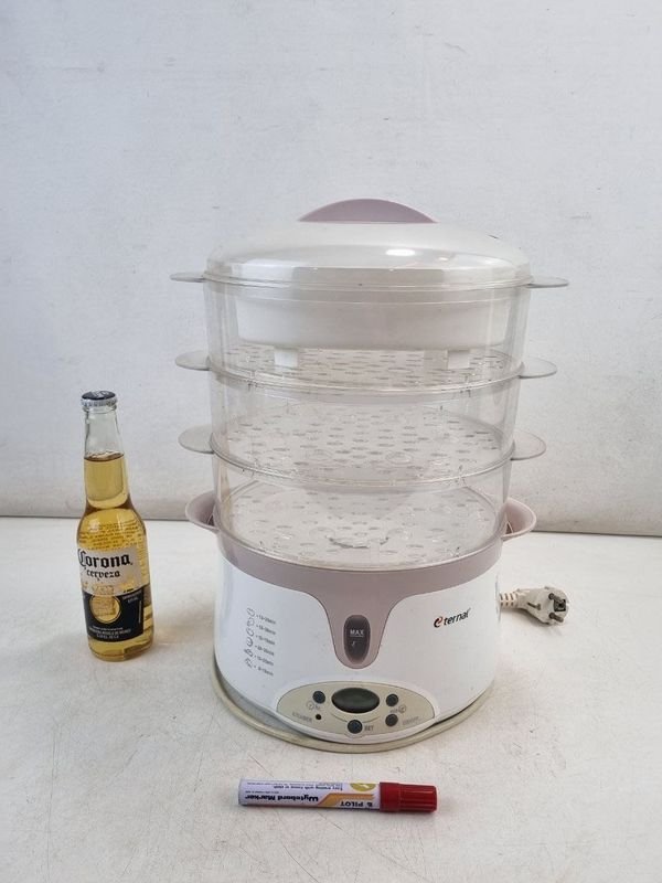 Vaporera Eléctrica Eternal de Tres Niveles con Temporizador Digital