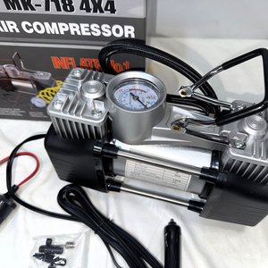 Compresor de Aire para Auto HiMK MK-718 4x4 Doble Pistón 12V 30 PSI Nuevo en Caja - imagen 6