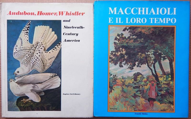 Dos Libros de Arte: "Los Macchiaioli Y Su Época" (Italiano) y "Audubon, Homer Whistler Y La América Del Siglo XIX" (Inglés)