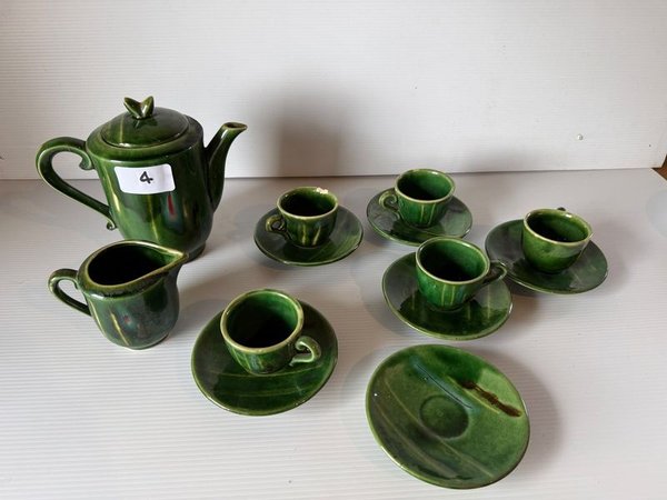 Juego de Café Incompleto Verde Brillante - imagen 1