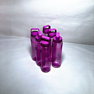 Lote anterior: Lote de 6 Botellas Plásticas Violetas Cilíndricas con Tapa y Manija