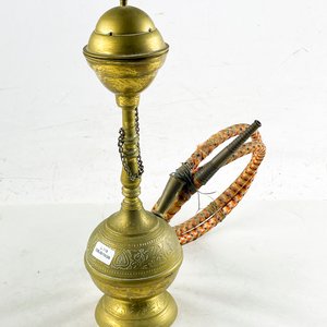 Lote siguiente: Narguila en bronce 34 cm