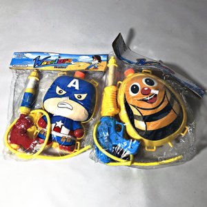 Set de 4 Mochilas con Pistolas de Agua de Personajes Infantiles - imagen 3