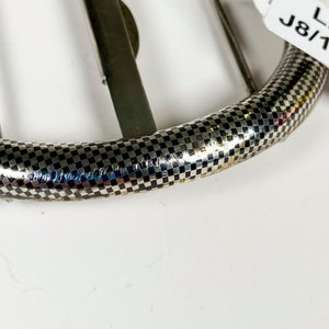 Hebilla Ovalada de Plata Alemana Nielada 925 - imagen 3