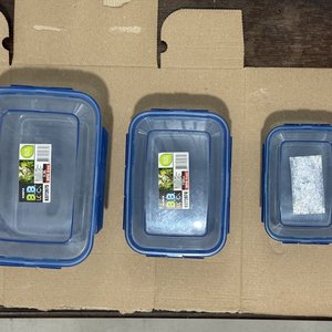 Set de 3 Recipientes Herméticos Komax Transparentes con Cierre Seguro - imagen 3