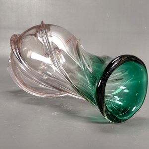 Juego de 2 piezas de cristal: Florero bicolor y despojador ámbar - imagen 17