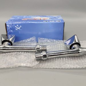 Juego de 2 Canillas Cromadas para Baño o Cocina, Entrada 1/2" - imagen 5