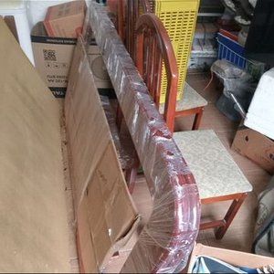 Juego de Comedor: Mesa de Madera y Vidrio con 4 Sillas - imagen 2