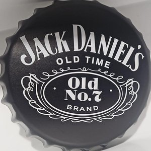 Cartel Decorativo Tapa Cerveza Jack Daniel's Old No. 7 - imagen 2