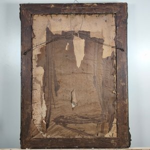 Obra de Arte: Técnica Mixta Lápiz y Acuarela con Marco Ornamentado - imagen 12