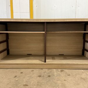 Mostrador Mueble Madera Clara con Estantes y Tapa Desmontable - imagen 4