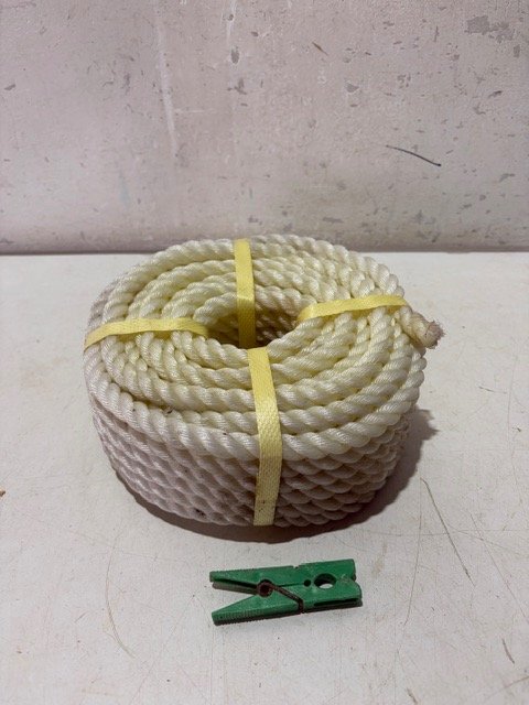 Rollo de Cuerda Gruesa Blanca