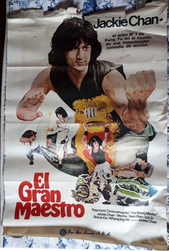 Poster Original "El Gran Maestro" (1980) con Jackie Chan
