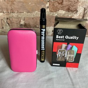 Neceser de Viaje con Set de Manicuría y Marcador Permanente - imagen 8