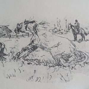 Serigrafía Firmada Enrique Castells Capurro: "P.A.", Paisaje Rural - imagen 5