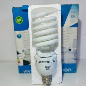 Lote x2 Lámparas Bajo Consumo VIVIAN 80W Luz Fría - imagen 1