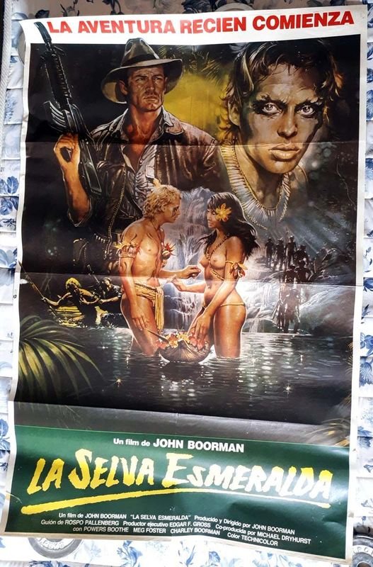 Poster Original "La Selva Esmeralda" (1985) - John Boorman