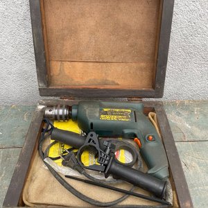 Caja de Herramientas de Madera con Taladro Eléctrico Funcional - imagen 2