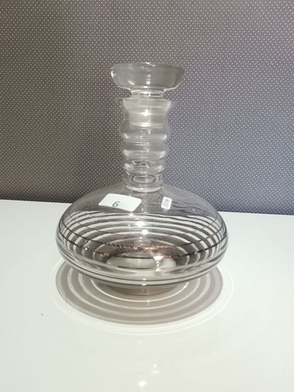 Botellón antiguo de cristal para decoración - imagen 5