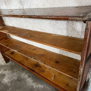 Estantería Antigua de Madera con Cuatro Niveles - imagen 3