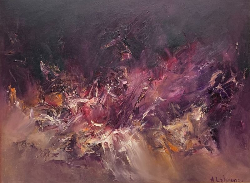 Pintura Abstracta de Ambar Labruna en Óleo sobre Tela - imagen 2