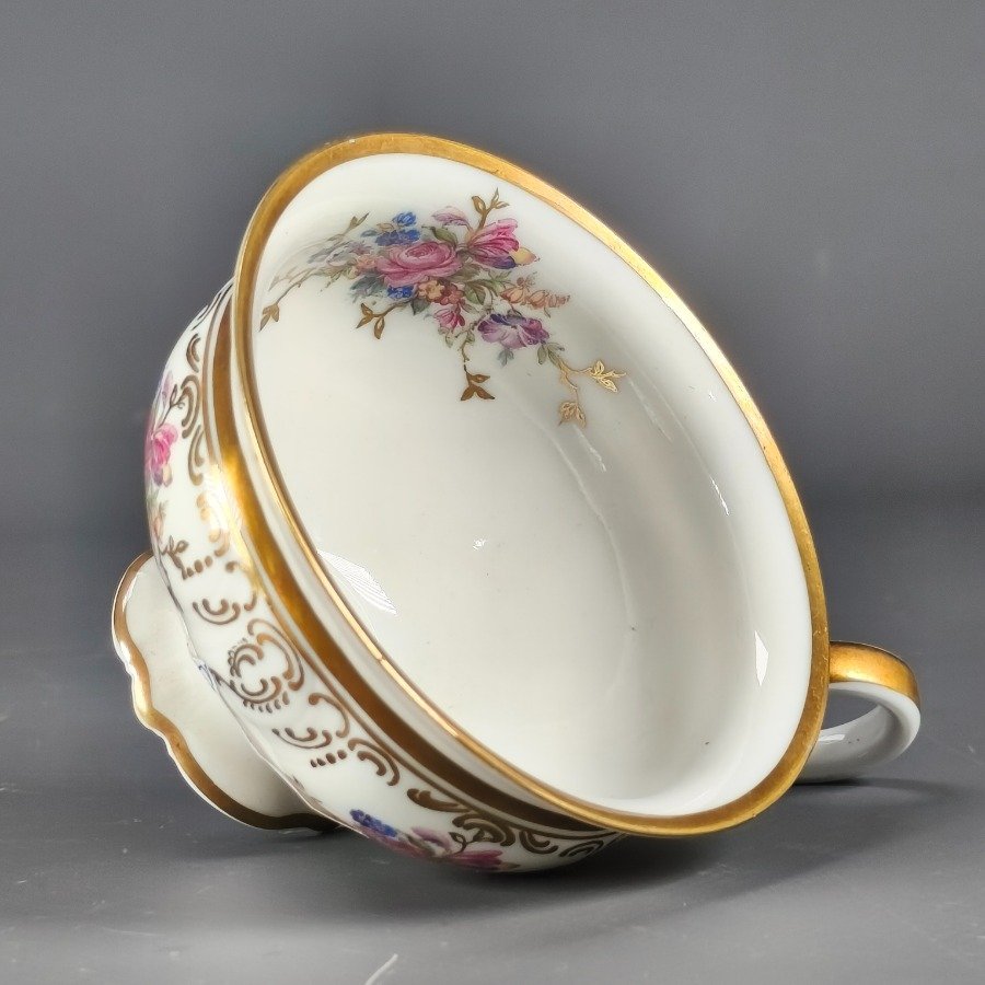 Taza y plato de porcelana alemana 'Rosenthal' diseño 'Viktoria' - imagen 8