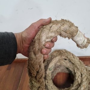Tramo de Cuerda de Manila Gruesa para Decoración Náutica o Trabajo de Campo (9 m) - imagen 3
