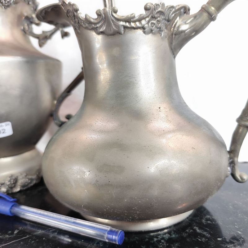 Dos antiguas jarras de plata en excelente estado - imagen 3