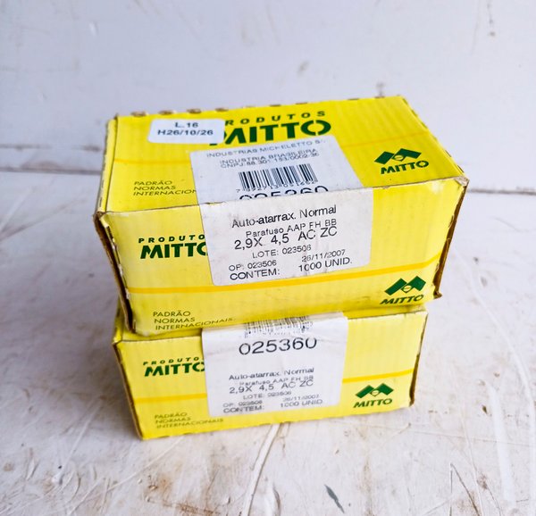 2000 Tornillos Autorroscantes Mitto 2,9 x 4,5 mm - imagen 1