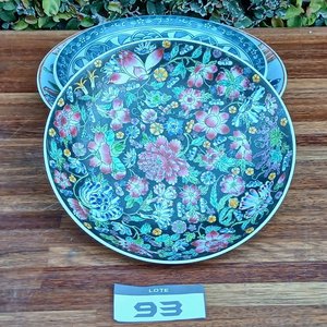Tres Platos Decorativos de Pared con Diseños Orientales - imagen 2